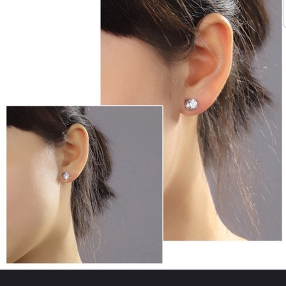 Super Shiny and Beautiful CZ Round Magnetic studs - Picture 3 of 11